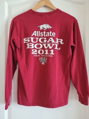 Arkansas Razorbacks 2011 Sugar Bowl Unisex Long-Sleeve Shirt
